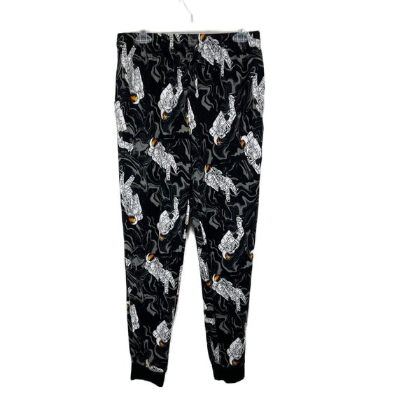 Mad Engine Other - Mad Engine Pajama Pants Men Medium Black Astronaut Theme Graphic Sleep Bottoms